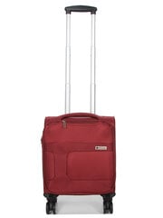 Дорожный чемодан Airtex 618/16, бордовый цена и информация | Чемоданы, дорожные сумки | pigu.lt