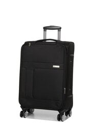 Vidutinis lagaminas Airtex 618/24, M, juodas kaina ir informacija | Lagaminai, kelioniniai krepšiai | pigu.lt