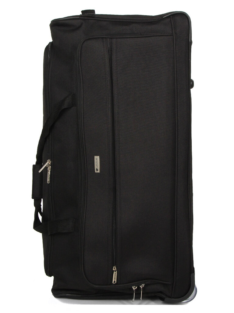 Kelioninis krepšys su ratukais Airtex 852/80, juodas kaina ir informacija | Lagaminai, kelioniniai krepšiai | pigu.lt