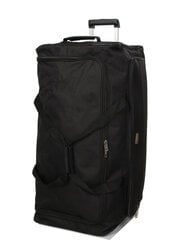 Дорожная сумка на колесиках Airtex 852/80, черная цена и информация | Чемоданы, дорожные сумки  | pigu.lt