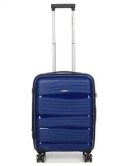 Маленький дорожный чемодан Airtex 283/S, темно-синий цена и информация | Чемоданы, дорожные сумки | pigu.lt
