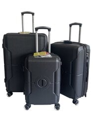 Маленький дорожный чемодан Airtex 635/S, черный цена и информация | Чемоданы, дорожные сумки | pigu.lt