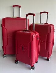 Mažas lagaminas Airtex 635, S, raudonas kaina ir informacija | Lagaminai, kelioniniai krepšiai | pigu.lt