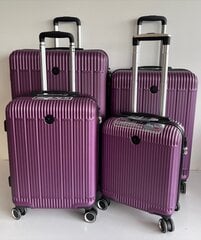 Дорожный чемодан Airtex 630/16, фиолетовый цена и информация | Чемоданы, дорожные сумки  | pigu.lt