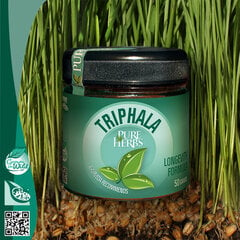 Ajurvedinis mišinys Pure Herbs Triphala, 50 g kaina ir informacija | Arbatos ir vaistažolės | pigu.lt