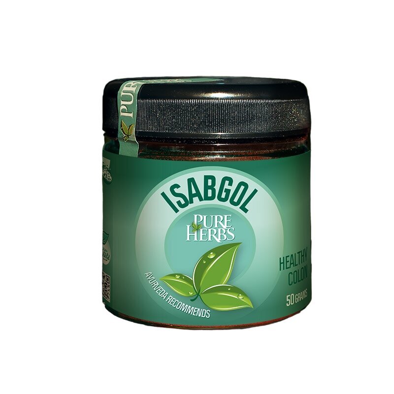 Ajurvedinis augalas Pure Herbs Isabgol, 70   g цена и информация | Arbatos ir vaistažolės | pigu.lt