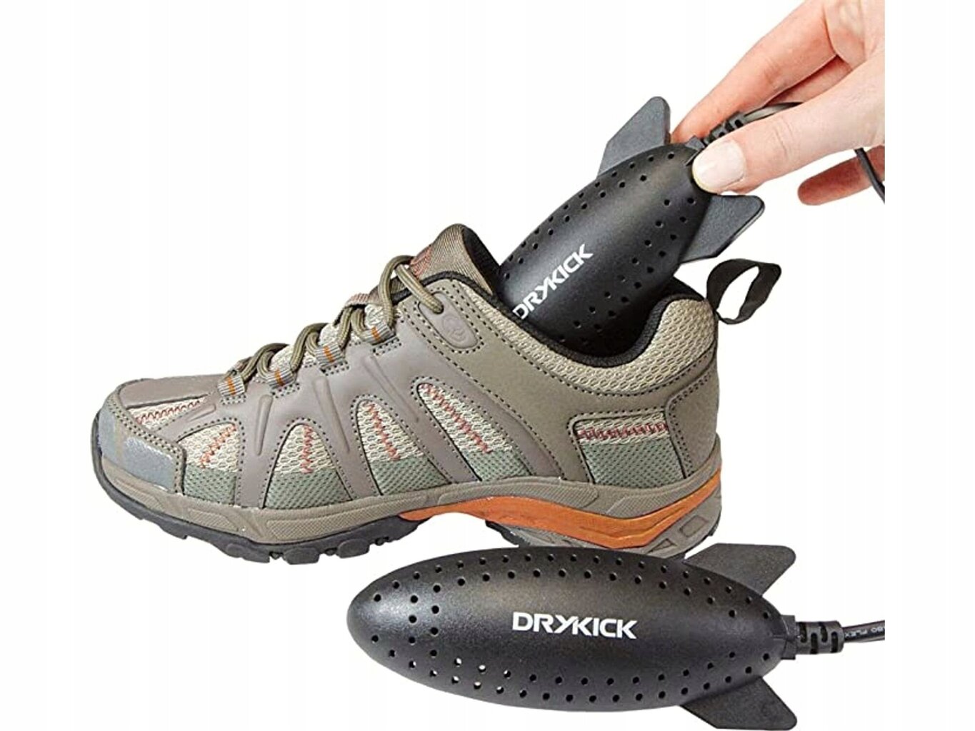 DryKick batų džiovintuvas, 14 x 6 x 5 cm kaina ir informacija | Drabužių ir avalynės priežiūros priemonės | pigu.lt
