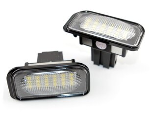 LED numerio apšvietimas 6000K Mercedes W203 4D 2001-2007 kaina ir informacija | Automobilių lemputės | pigu.lt