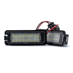 LED numerio apšvietimas 6000K VW Saveiro 2005-2013, Gol 2004-2010, Fox 2005-2012 kaina ir informacija | Automobilių lemputės | pigu.lt