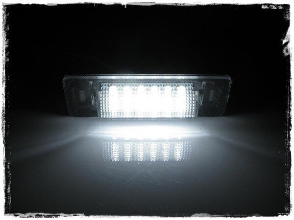 LED numerio apšvietimas 6000K Mercedes W210 1995-2003, Mercedes W202 FL 1997-2000 цена и информация | Automobilių lemputės | pigu.lt