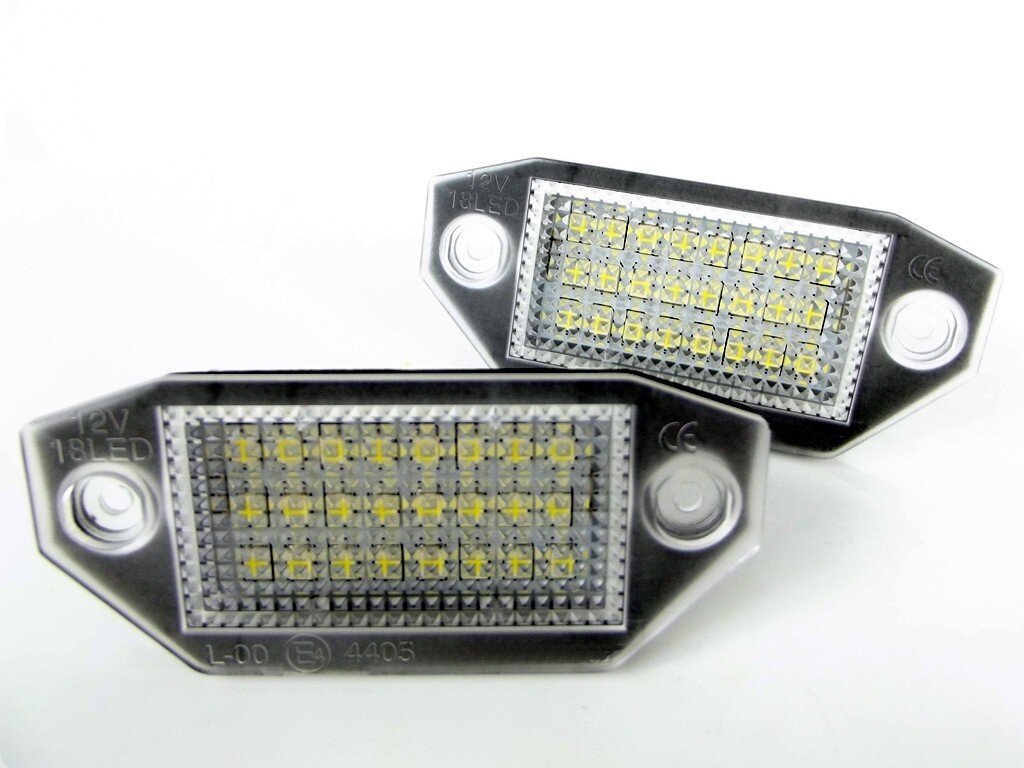 LED numerio apšvietimas 6000K Ford Mondeo MK3 2000-2007 kaina ir informacija | Automobilių lemputės | pigu.lt