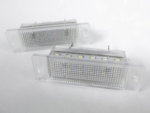 LED numerio apšvietimas 6000K Opel Astra F GSI 1991-1996, Opel Calibra 1990-1997 kaina ir informacija | Automobilių lemputės | pigu.lt