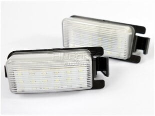 LED numerio apšvietimas 6000K Inifiniti G35/G37, Nissan Tidda, GT-R, Cube Z12, 350Z Z33, 350Z Z34 kaina ir informacija | Automobilių lemputės | pigu.lt