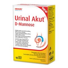 Maisto papildas Urinal akut D-mannose, 10 tabl. kaina ir informacija | Vitaminai, maisto papildai, preparatai gerai savijautai | pigu.lt