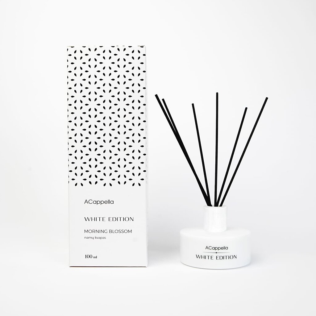 Namų kvapas su lazdelėmis Acappella White Edition Morning Blossom, 100 ml kaina ir informacija | Namų kvapai | pigu.lt