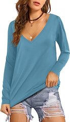 темно-синяя летняя блузка без рукавов с цветочным принтом цена и информация | Женские блузки, рубашки | pigu.lt