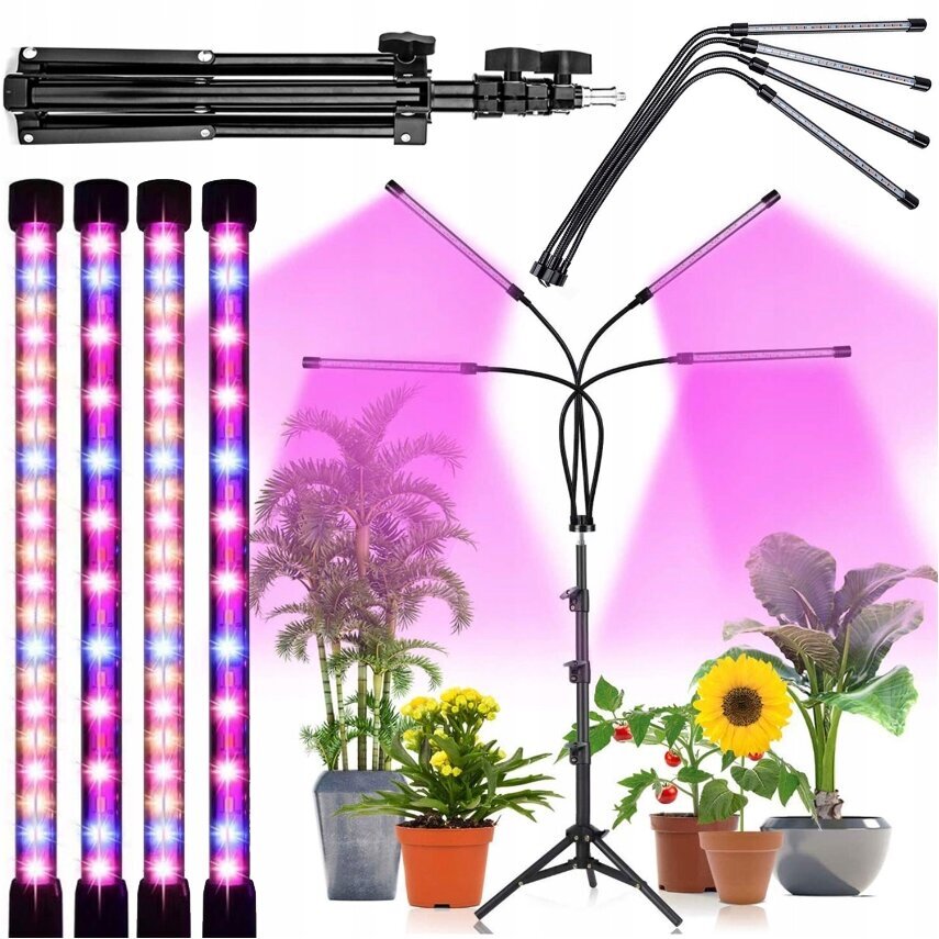 Lempa augalams Augalų auginimo lempa 4x LED kaina | pigu.lt