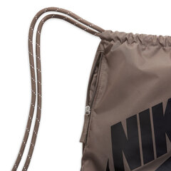Спортивная сумка для обуви Nike NK Heritage Drawstring DC4245 004, коричневая цена и информация | Школьные рюкзаки, спортивные сумки | pigu.lt