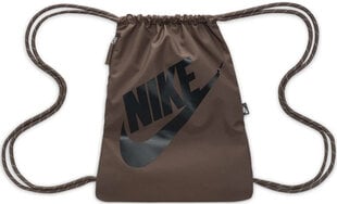 Спортивная сумка для обуви Nike NK Heritage Drawstring DC4245 004, коричневая цена и информация | Школьные рюкзаки, спортивные сумки | pigu.lt