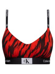 Calvin Klein liemenėlė moterims 545664477, raudona/juoda kaina ir informacija | Liemenėlės | pigu.lt