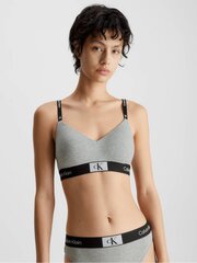 CALVIN KLEIN Lght Lined Bralette Grey Heather 545664482 цена и информация | Бюстгальтеры | pigu.lt