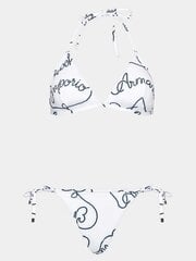 Emporio Armani maudymosi kostiumėlis moterims 262671 3R310 10410 545665103, baltas kaina ir informacija | Maudymosi kostiumėliai | pigu.lt