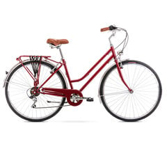 Miesto dviratis Romet Vintage Eco D, 28", raudonas цена и информация | Велосипеды | pigu.lt