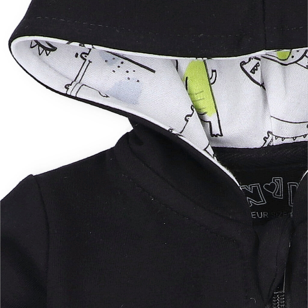 Džemperis berniukams Nini ABN3697098, juodas цена и информация | Megztiniai, bluzonai, švarkai kūdikiams | pigu.lt