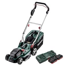 Аккумуляторная газонокосилка Metabo RM 36-18 LTX BL 36, 36 В (2x 18 В) LTX, с 2 аккумуляторами и двойным зарядным устройством цена и информация | Газонокосилки | pigu.lt