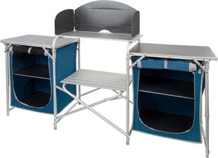 Turistinė virtuvė Active Camping Kitchen, 172x111x35cm, pilka цена и информация | Туристическая мебель | pigu.lt