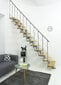 Moduliniai laiptai Comfort Top Minka, sidabrinės spalvos/rudi, 312 cm kaina ir informacija | Laiptai | pigu.lt