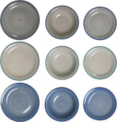 Набор посуды DKD Home Decor Фарфор, 18 предметов (27 x 27 x 3 см) цена и информация | Посуда, тарелки, обеденные сервизы | pigu.lt