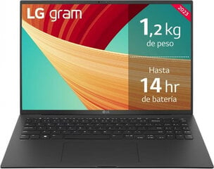LG Gram 16Z90R-E.AD75B цена и информация | Ноутбуки | pigu.lt