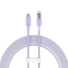 Fast Charging cable Baseus USB-C to Lightning  Explorer Series 2m, 20W (purple) цена и информация | Кабели для телефонов | pigu.lt