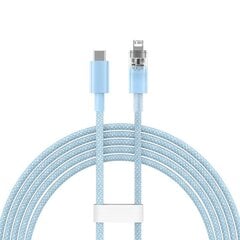 Fast Charging cable Baseus USB-C to Lightning  Explorer Series 2m, 20W (blue) цена и информация | Кабели для телефонов | pigu.lt