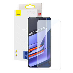 Tempered-Glass Screen Protector Baseus for realme GT Neo3 цена и информация | Google Pixel 3a - 3mk FlexibleGlass Lite™ защитная пленка для экрана | pigu.lt