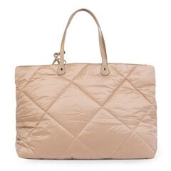 Mamos krepšys Childhome Family bag Nursery bag, puffered beige kaina ir informacija | Vežimėlių priedai | pigu.lt