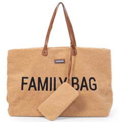 Mamos krepšys Childhome Family bag Nursery bag teddy brown kaina ir informacija | Vežimėlių priedai | pigu.lt