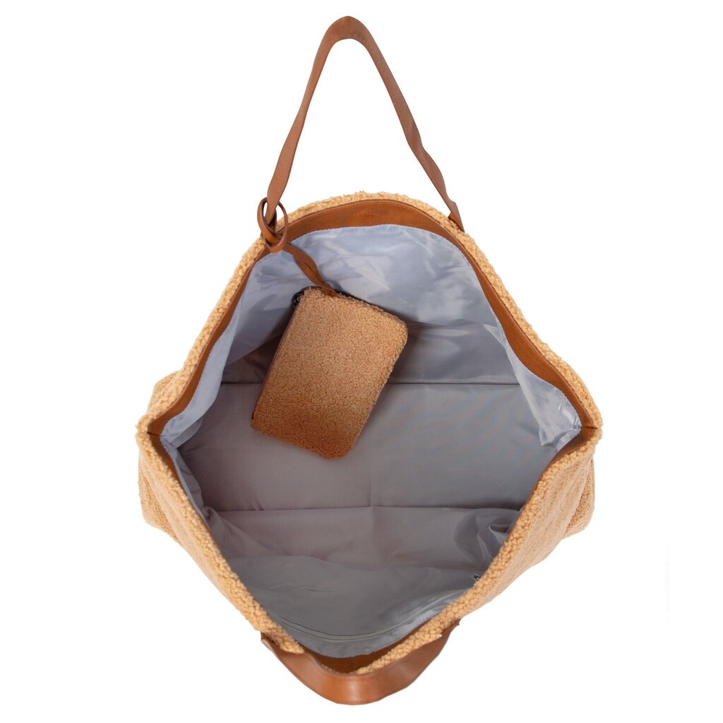 Mamos krepšys Childhome Family bag Nursery bag teddy brown kaina ir informacija | Vežimėlių priedai | pigu.lt