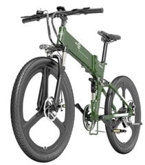 Электровелосипед Bezior X500 PRO, зеленый, 500Вт, 10.4Ач цена и информация | Электровелосипеды | pigu.lt