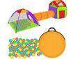 Vaikiška palapinė Iso Trade, įvairių spalvų, 200 kamuolių kaina ir informacija | Vaikų žaidimų nameliai | pigu.lt