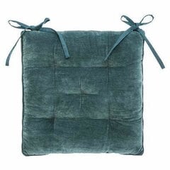 Синяя бархатная подушка для стула цена и информация | Подушки, наволочки, чехлы | pigu.lt