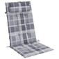 Kėdės pagalvėlės vidaXL, pilkos kaina ir informacija | Pagalvės, užvalkalai, apsaugos | pigu.lt