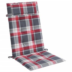 Kėdės pagalvėlės vidaXL, raudonos kaina ir informacija | Pagalvės, užvalkalai, apsaugos | pigu.lt