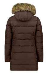 Five Seasons moteriškas žieminis paltas BLYSSE, tamsiai rudas kaina ir informacija | Striukės moterims | pigu.lt