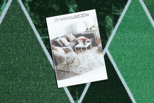 Дорожки противоскользящие треугольники TRÓJKĄTY, зеленая резинка 57cm цена и информация | Ковры | pigu.lt