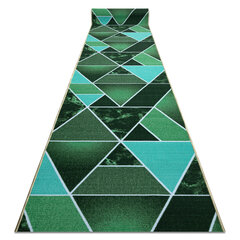 Дорожки противоскользящие треугольники TRÓJKĄTY, зеленая резинка 57cm цена и информация | Ковры | pigu.lt