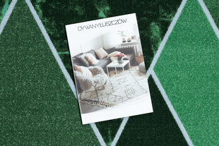 Дорожки противоскользящие треугольники TRÓJKĄTY, зеленая резинка 67cm цена и информация | Ковры | pigu.lt