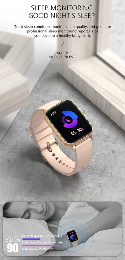 Livman Y20GT Gold kaina ir informacija | Išmanieji laikrodžiai (smartwatch) | pigu.lt