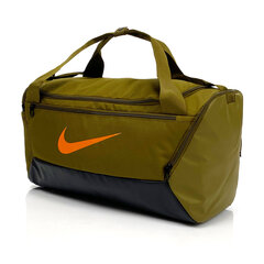 Спортивная сумка Nike Nk Brsla S Duff-9.5 DM3976 368, цвет хаки цена и информация | Рюкзаки и сумки | pigu.lt